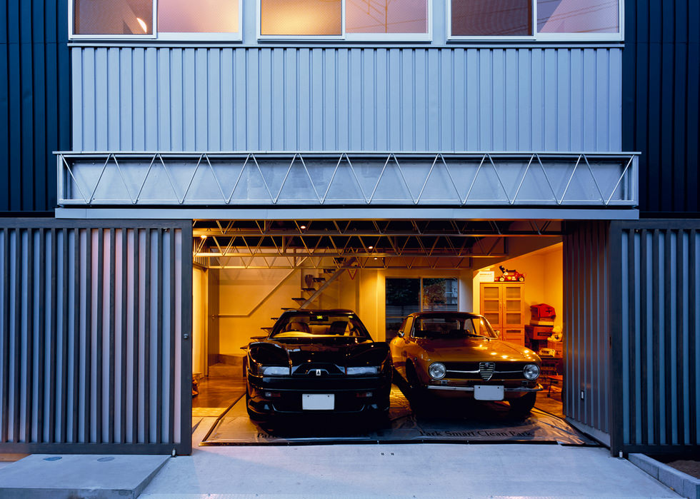 新羽のガレージハウス・横浜 施工例 建築家の住宅をプロデュースするザウス