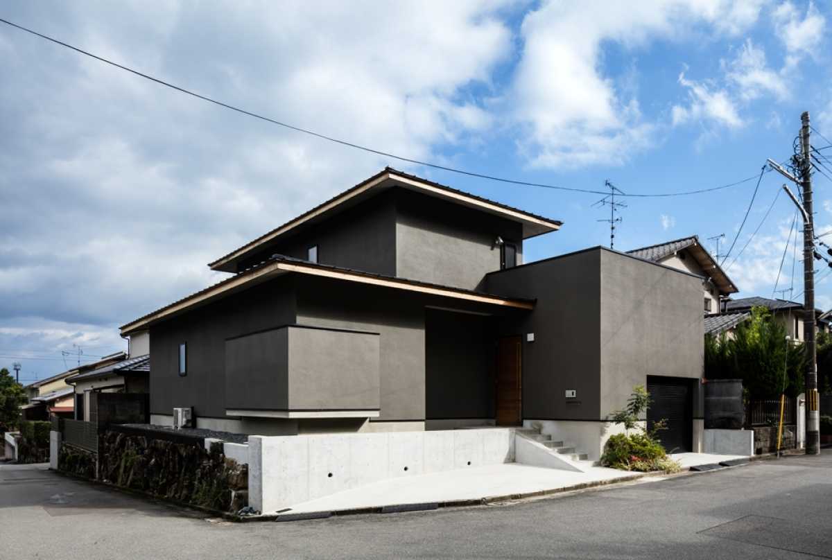 京都・西山の ガレージハウス 外観写真