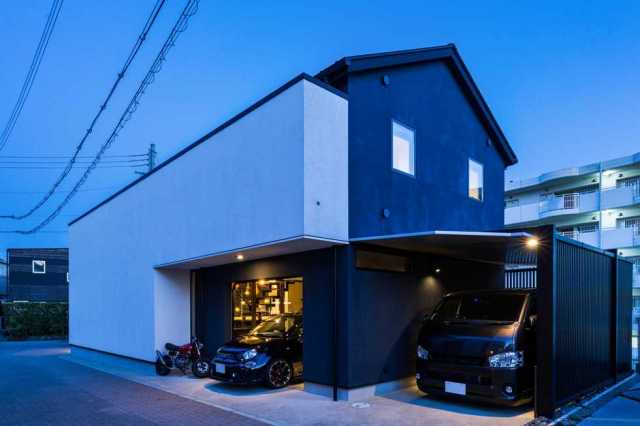 垂水のガレージハウス2 神戸 施工例 建築家の住宅をプロデュースするザウス 垂水のガレージハウス2 神戸 施工例 建築家の住宅をプロデュースするザウス