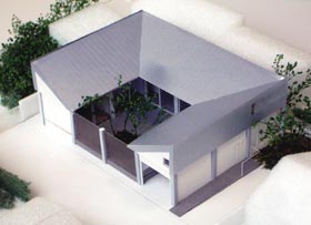 建築・設計 | 建築家と理想の住宅をプロデュース ザウス:リゾート地・那須塩原に建つ、平屋建てのコートハウス