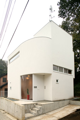 建築・設計|建築家と理想の住宅をプロデュース:狭小住宅「角のない住宅」