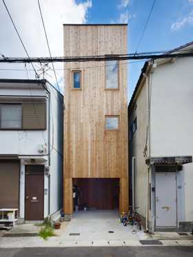 六甲の狭小住宅・神戸外観